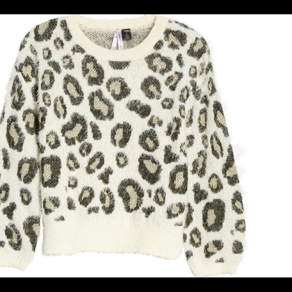 Love by Design Animal print sweater L/XL NWT